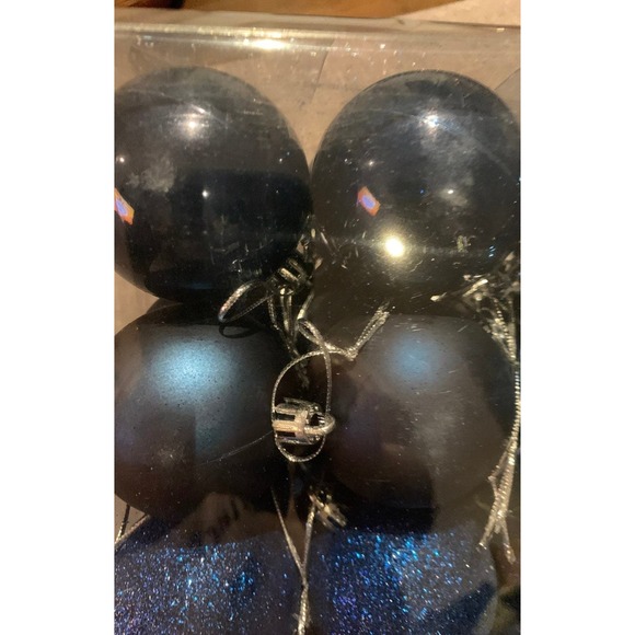 Box of 30‎ Blue Christmas Ornaments - Picture 4 of 4